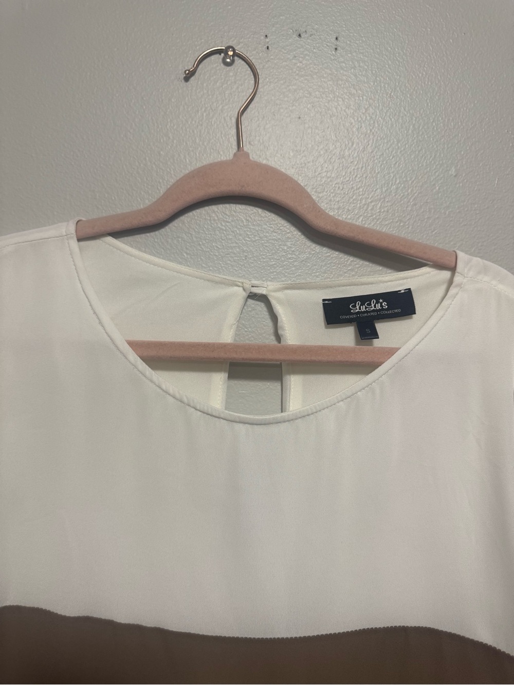 Lulus Citrus Grove Taupe Color Block Shift Dress - Picture 10 of 10